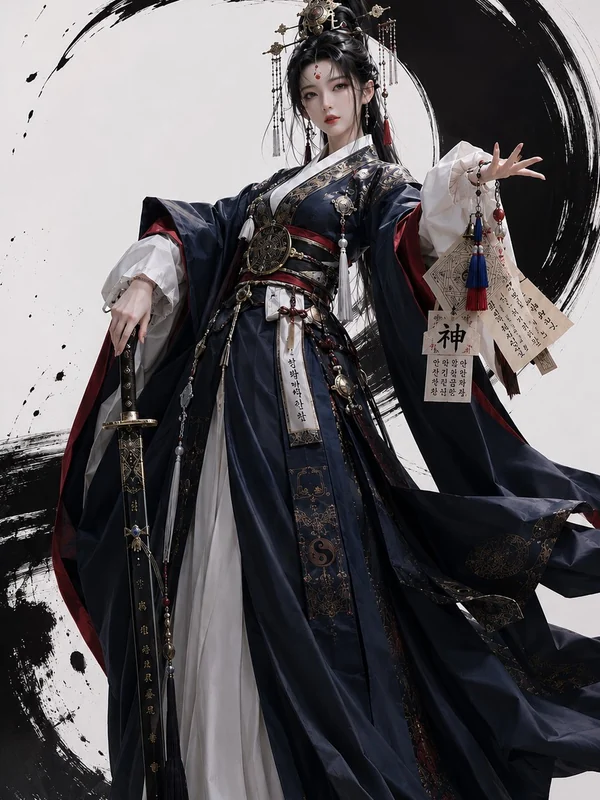 Ink ceremonial character
